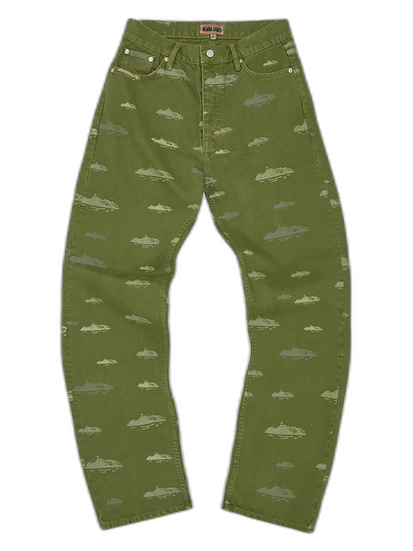 Corteiz Alcatraz Cowboy Pattern Cowboy Khaki