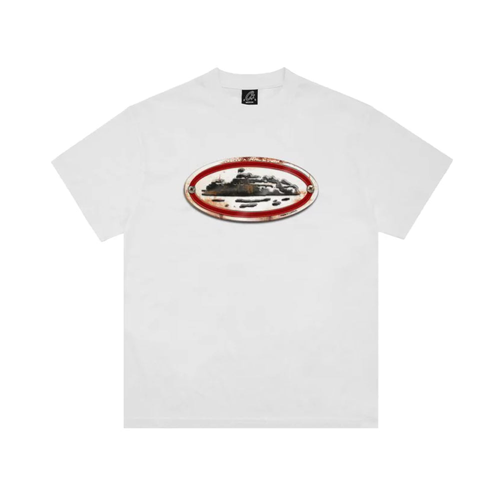 Corteiz Rusty Alcatraz Tee White