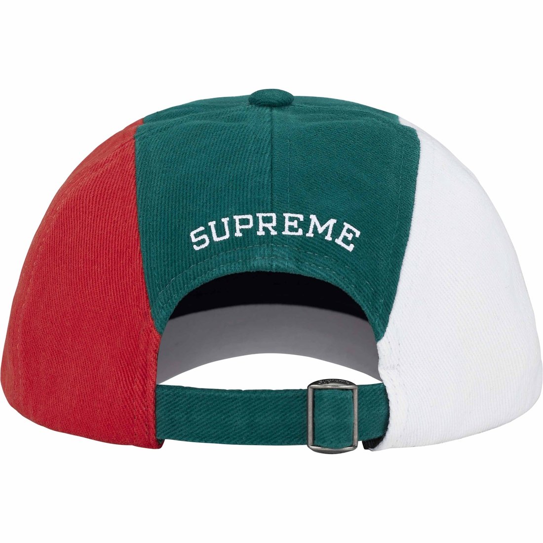 Supreme 6-Panel Crest White/Green/Red