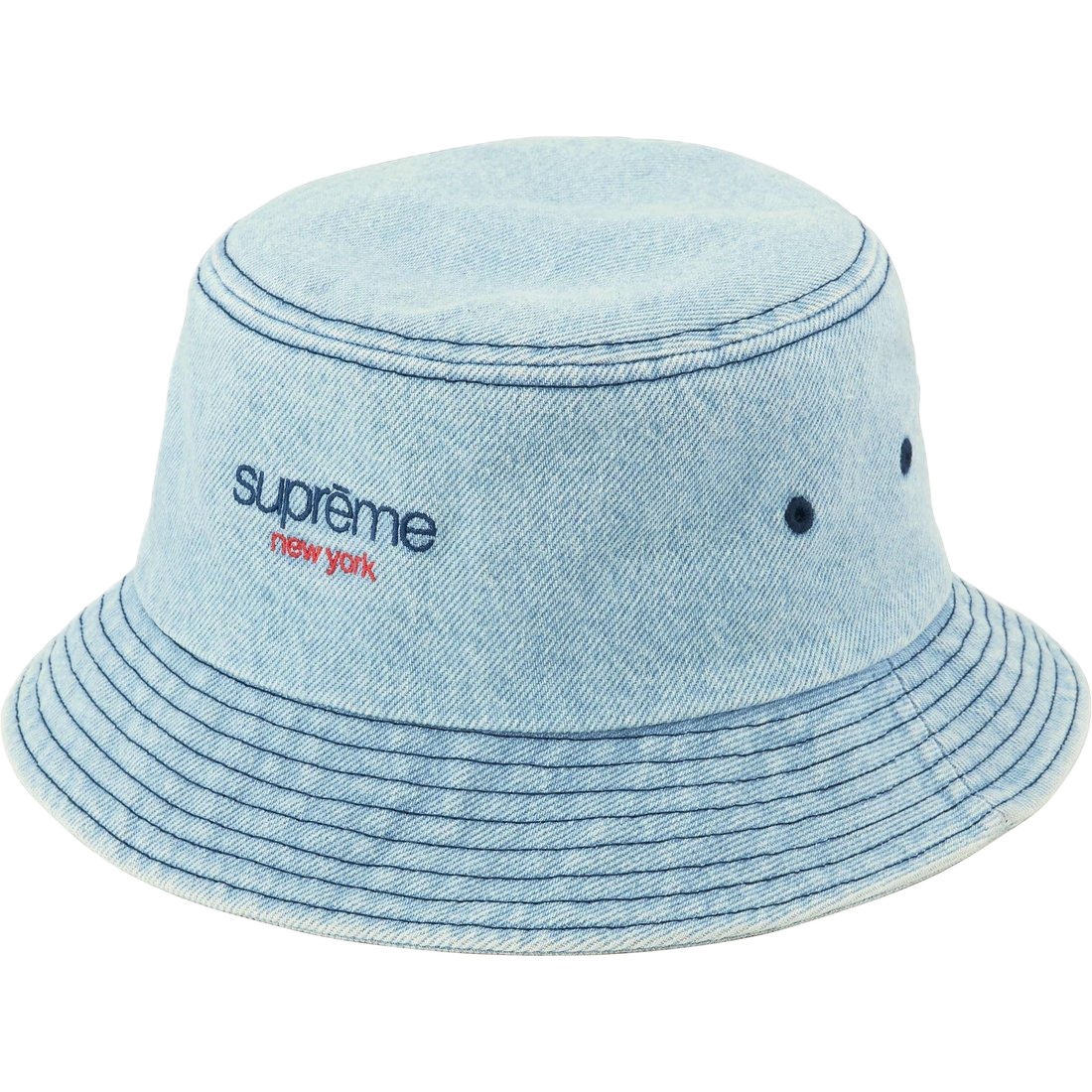 Supreme Denim Crusher Helles verwaschenes Indigo