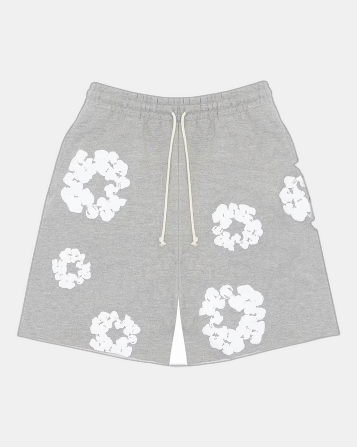 Denim Tears The Cotton Wreath Shorts Grey