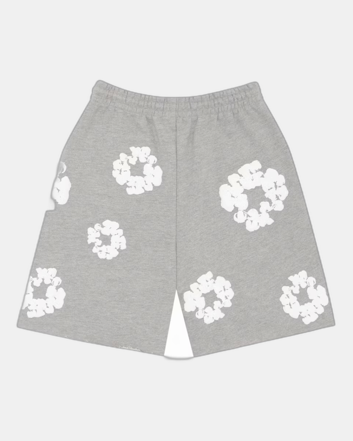 Denim Tears The Cotton Wreath Shorts Grey