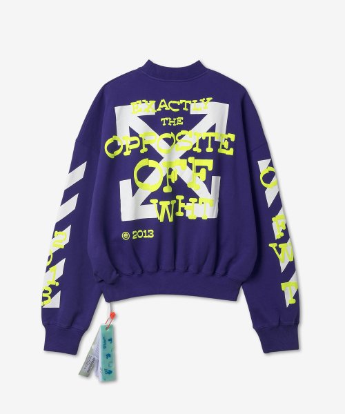 Off-White Crewneck Opposite Arrow Purple