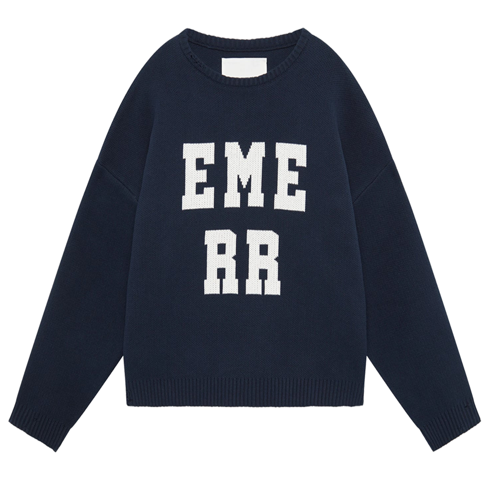 EME Studios R Roller Navy Knit