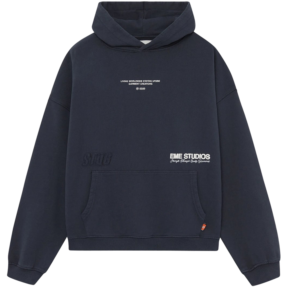 EME Studios Jack Navy Oversized Hoodie