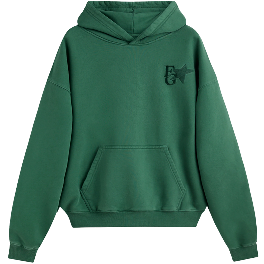 Fake Gods Green Star Hoodie - Après Ski Club