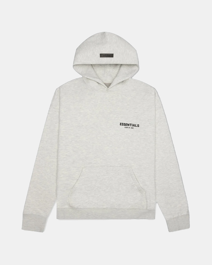 Fear of God Essentials Core Collection Pullover Hoodie Light Heather Oatmeal
