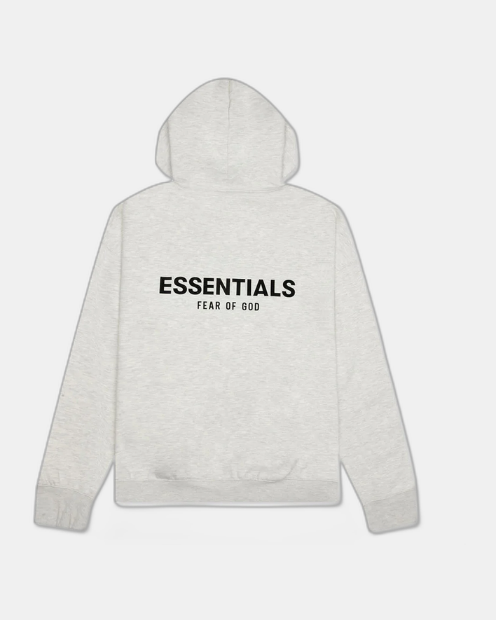 Fear of God Essentials Core Collection Pullover Hoodie Light Heather Oatmeal