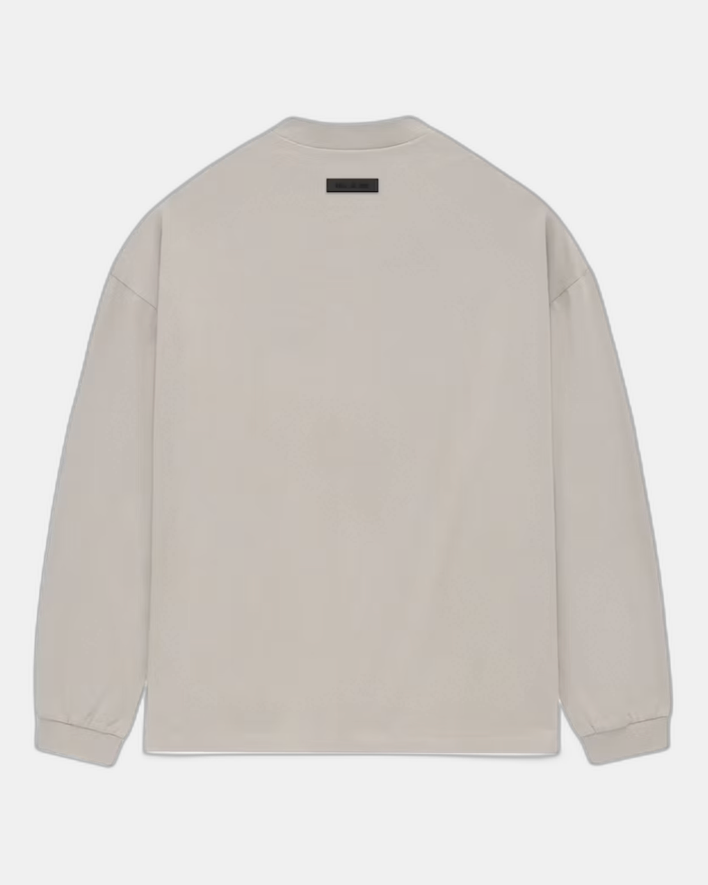 Fear of God Essentials LS Tee Silver Cloud