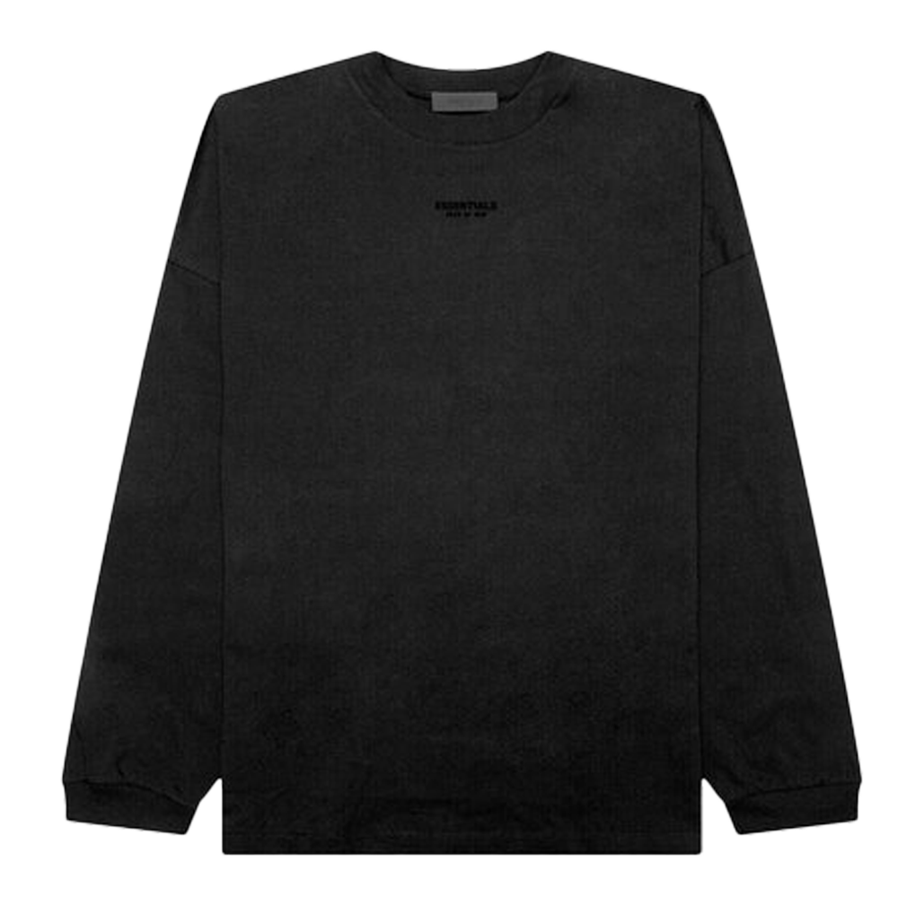 Fear of God Essentials LS Tee Jet Black