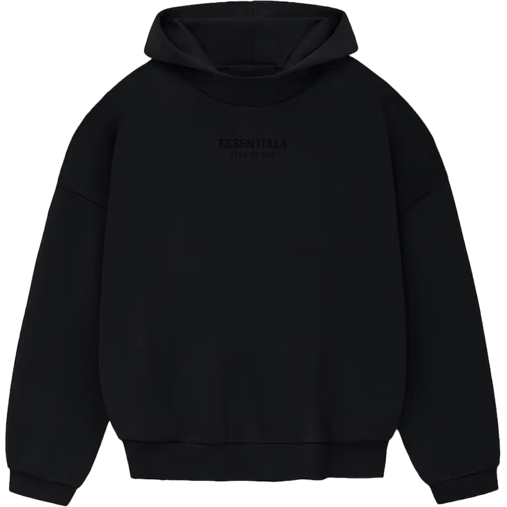 Fear of God Essentials Hoodie Jet Black