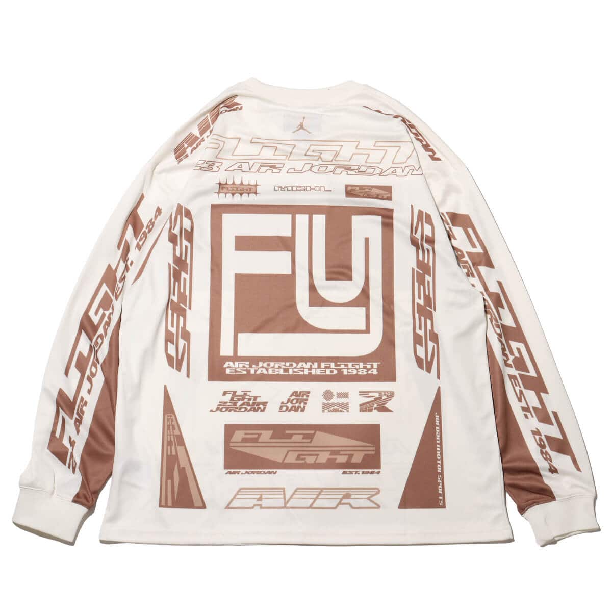 Jordan Mvp Printed Mens Long Sleeve Shirt Tan