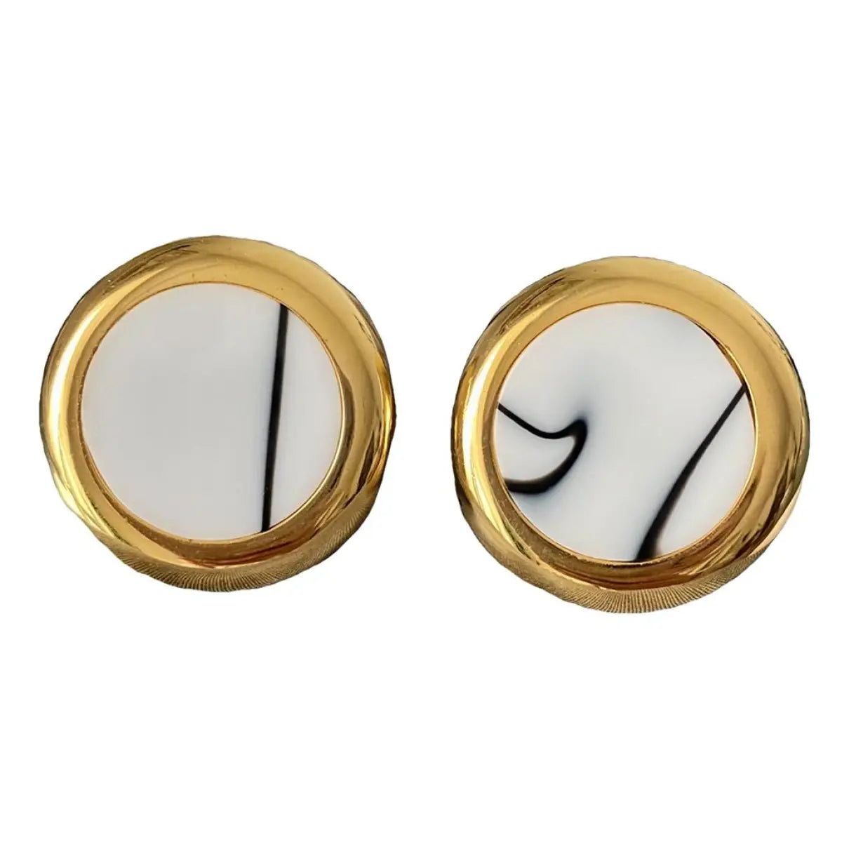 Balenciaga Gold Plated Earrings
