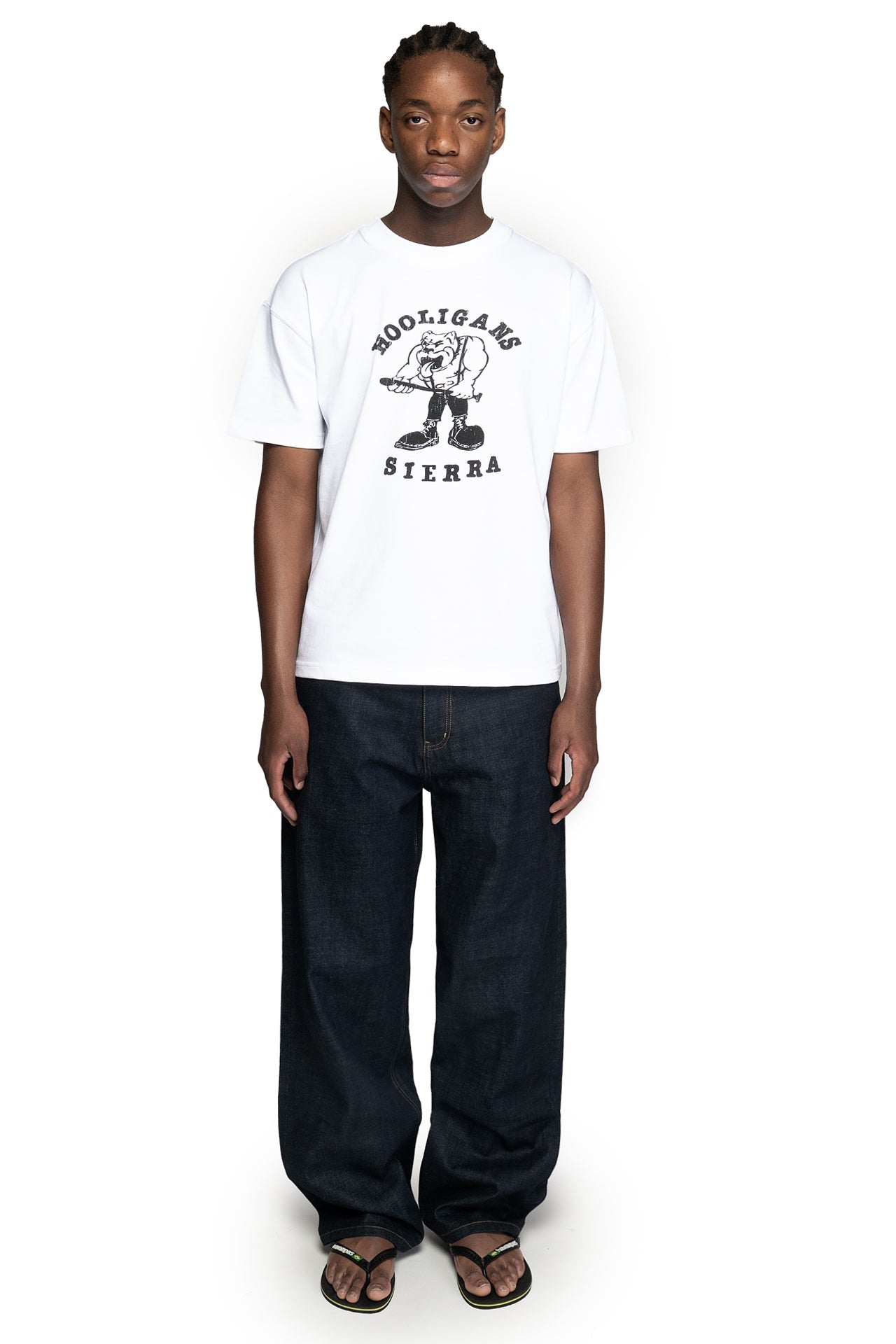 93 Sierra/Crosses Hooligan T-Shirt White