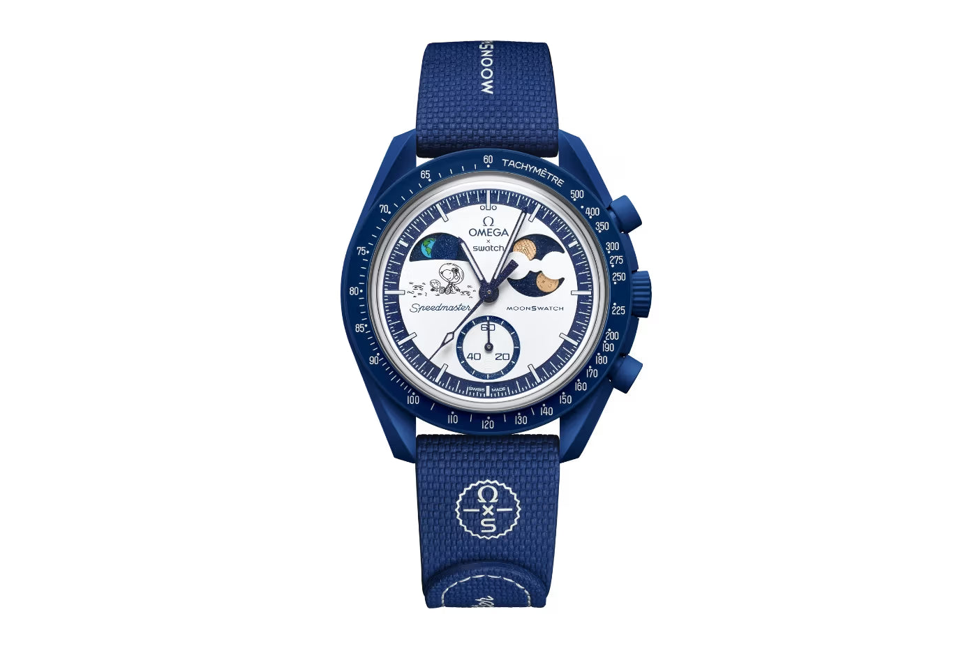 Swatch x Omega Bioceramic Moonswatch Mission To Earthphase Moonshine Snoopy Gold (Corn Moon)