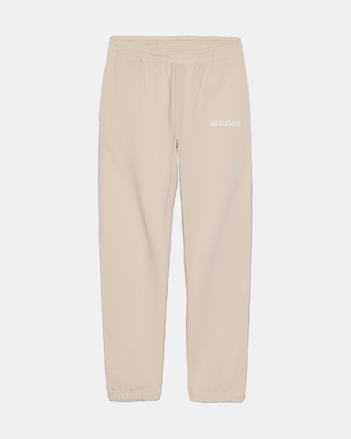 Jacquemus Le Jogging Trainingshose mit Logo-Print in Hellbeige