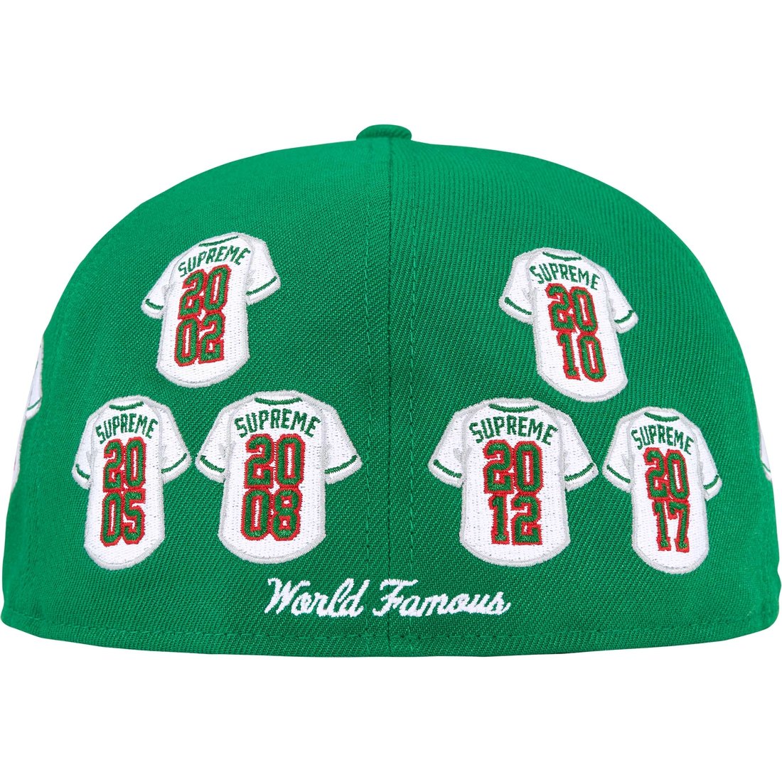 Supreme Jerseys Box Logo New Era Fitted Hat Grün
