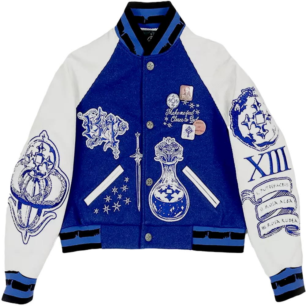 KARONT Alchemyst Varsity Jacket Blue