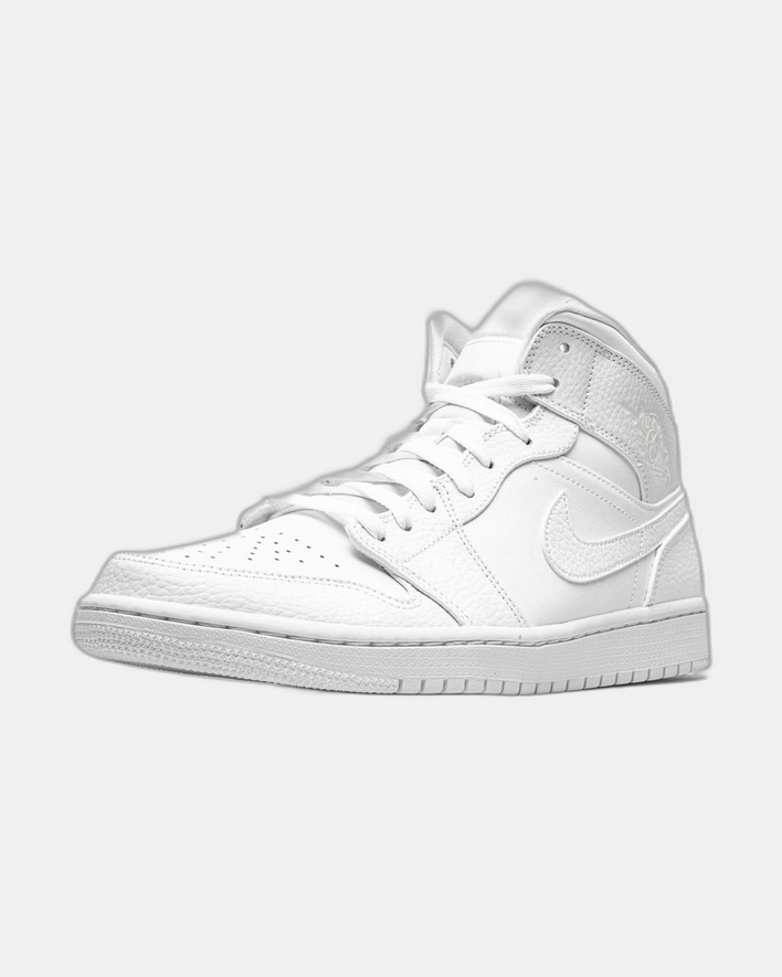 Jordan 1 Mid Triple White GS