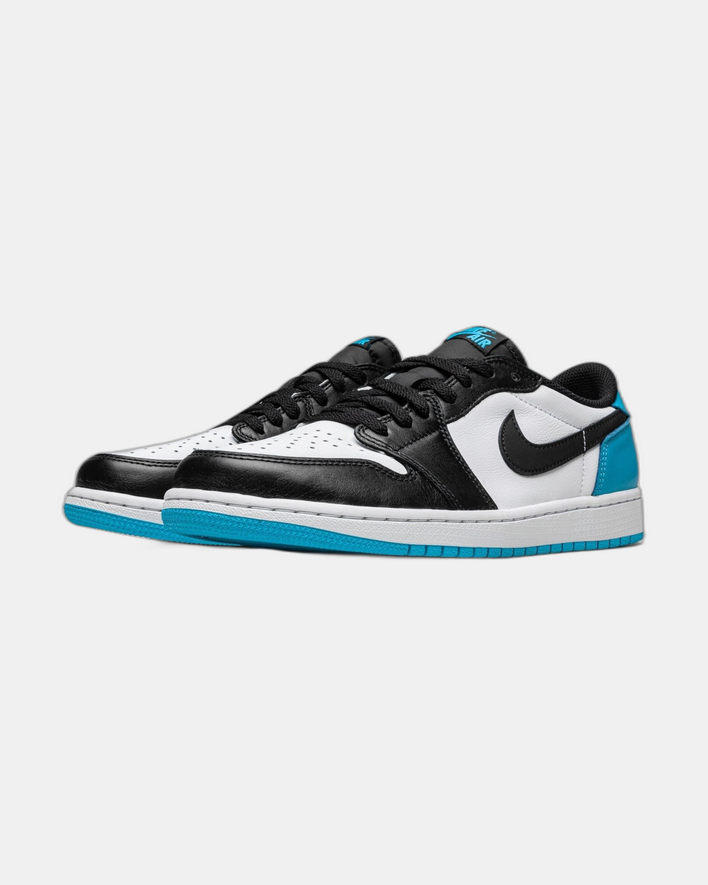 Jordan 1 Retro Low OG Black Dark Powder Blue