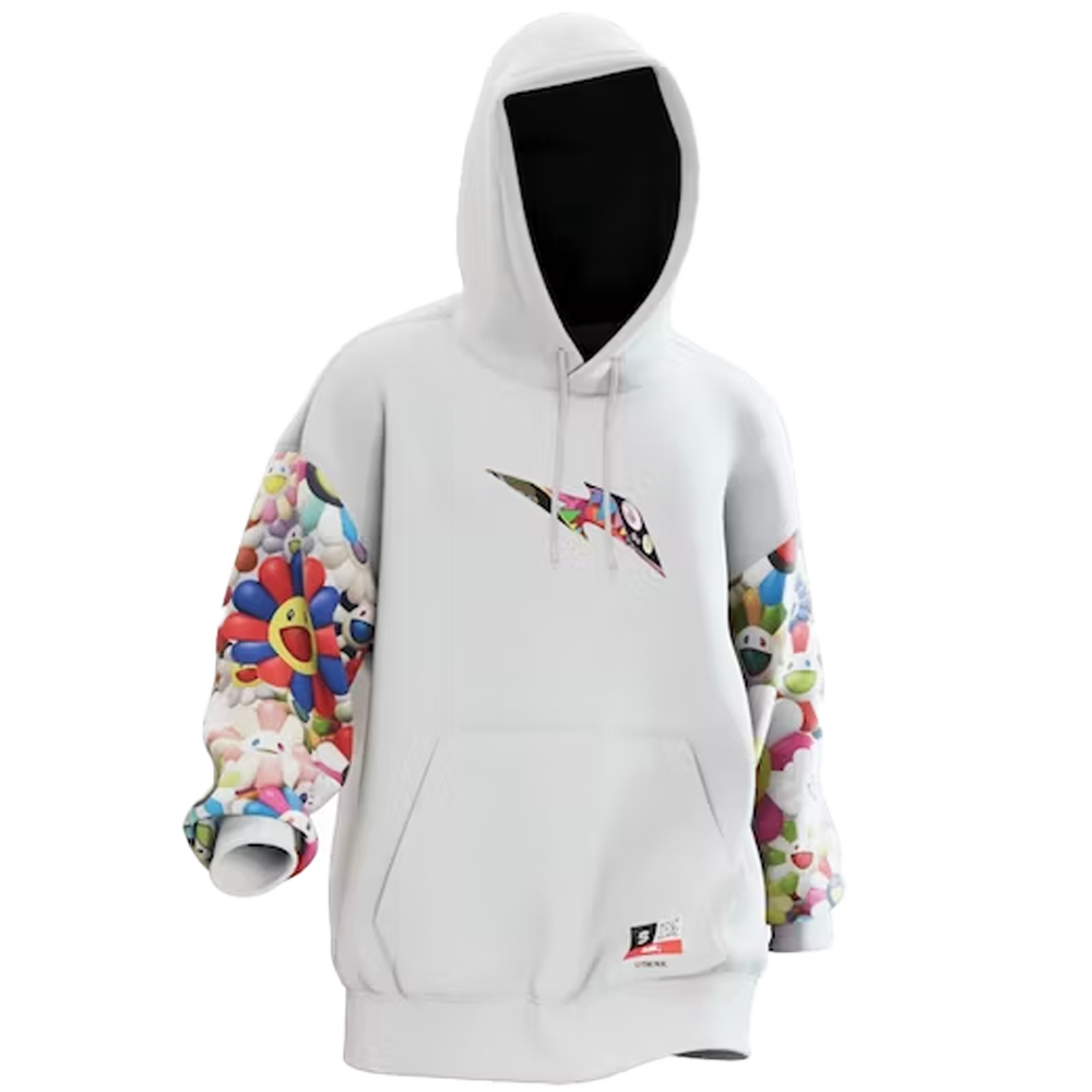 RTFKT CloneX Murakami Drip Hoodie White/Multi