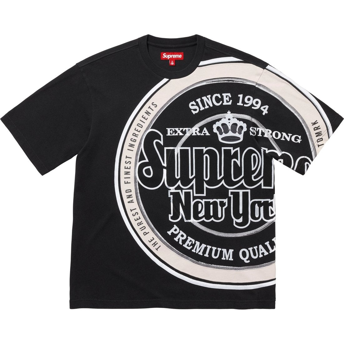 Supreme Lager S/S Top Schwarz