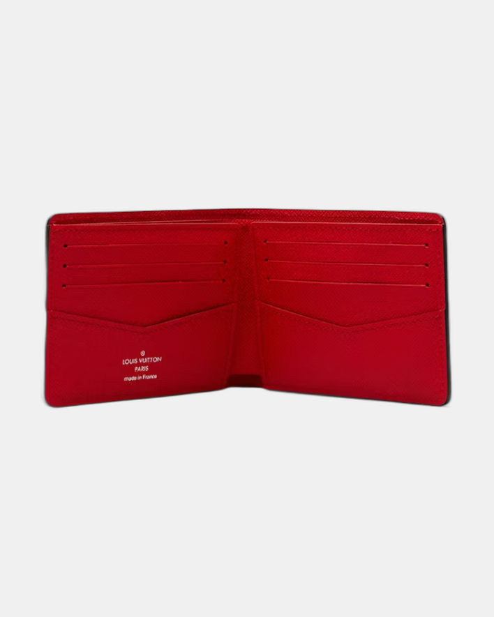 Louis Vuitton x Supreme Slender Wallet Epi Red