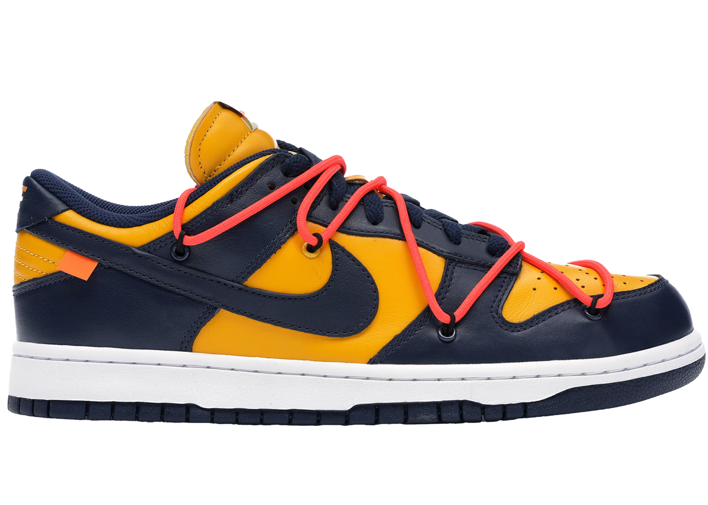 Nike Dunk Low Off-White University Gold Midnight Navy