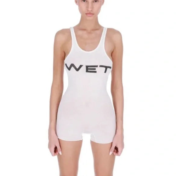 Yeezy x Mowalola Wet Bodysuit Weiß