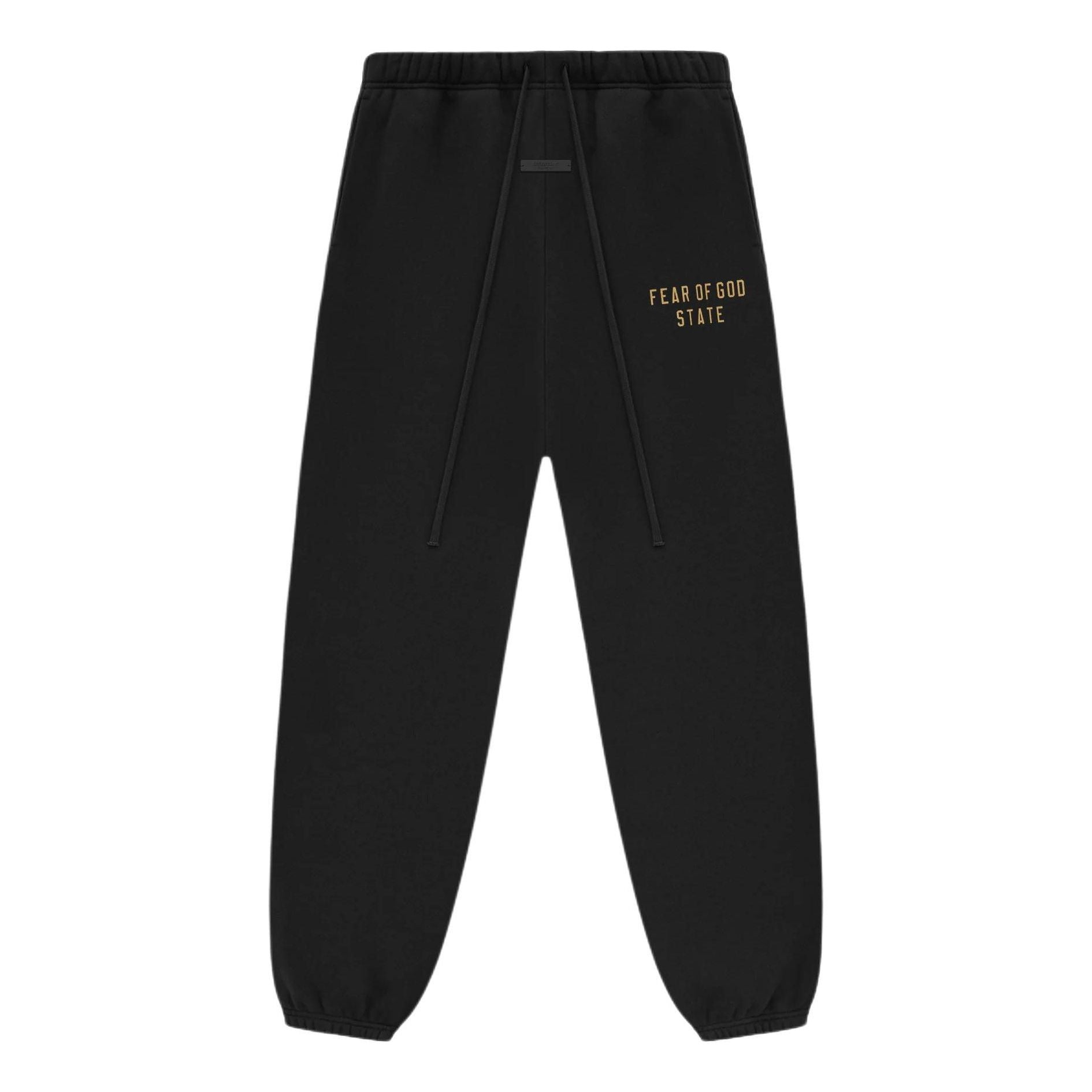 Fear of God – Essentials – Fleece-Jogginghose in Schwarz