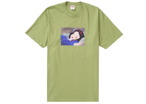Supreme Snow White Tee Moss