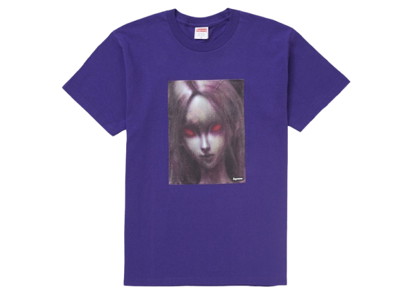 Supreme Red Eyes Tee Purple