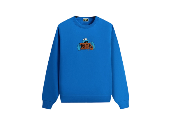 Kith x Sesame Street Cookie Monster Nelson Crewneck Voyage