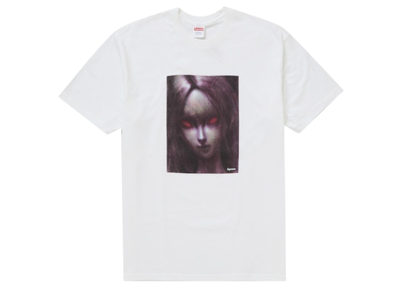 Supreme Red Eyes Tee White