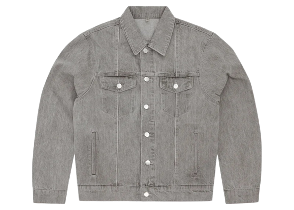 Corteiz C-Star Denim Trucker Jacket Grey