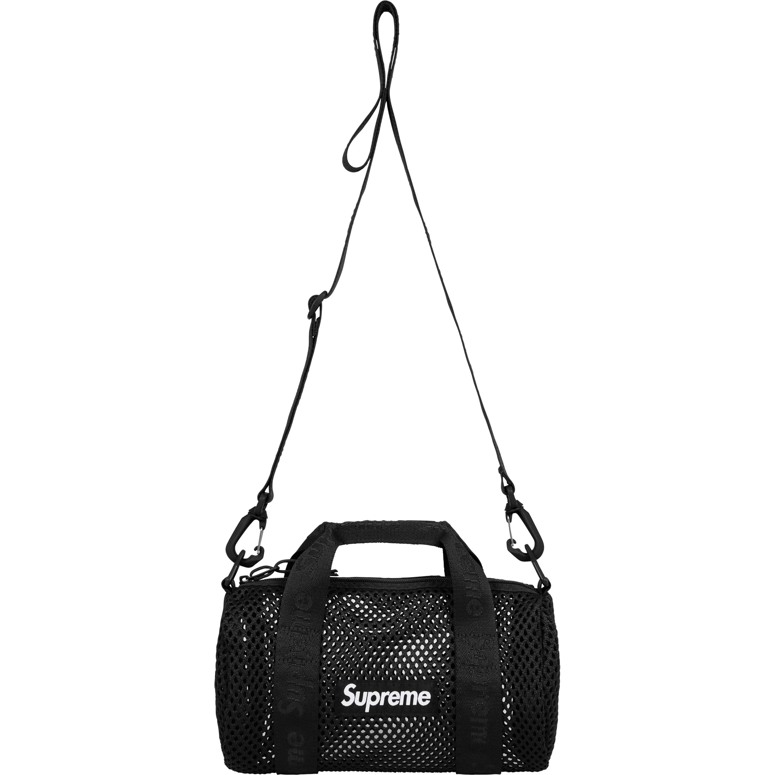 Supreme Mesh Mini Duffle Bag Black