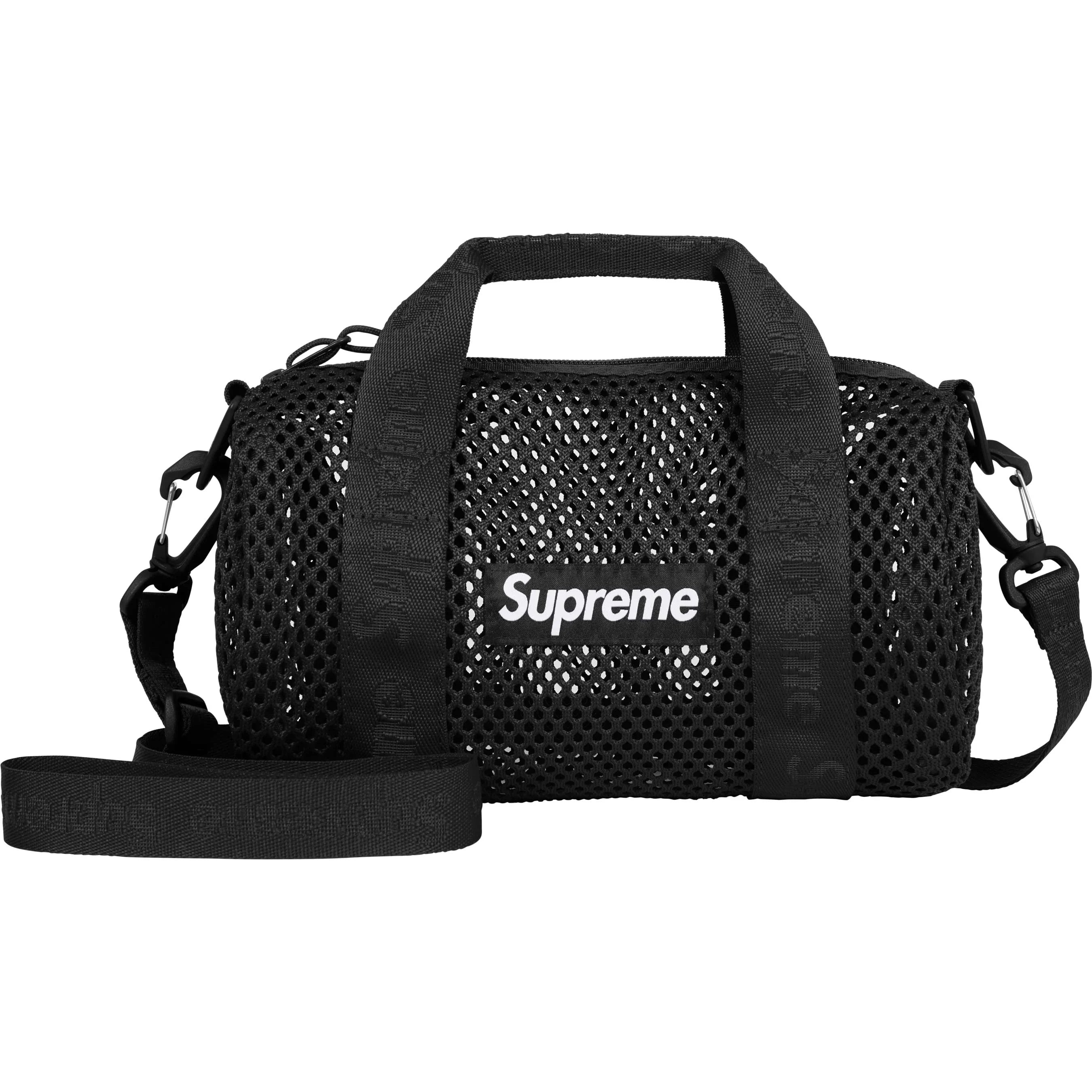Supreme Mesh Mini Duffle Bag Black