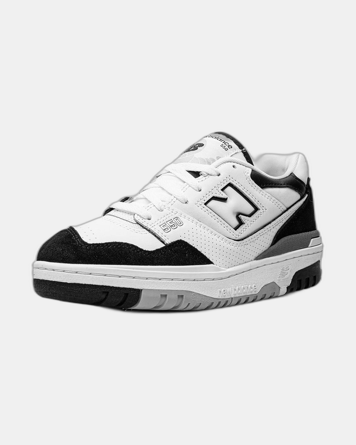 New Balance 550 White Black Rain Cloud GS