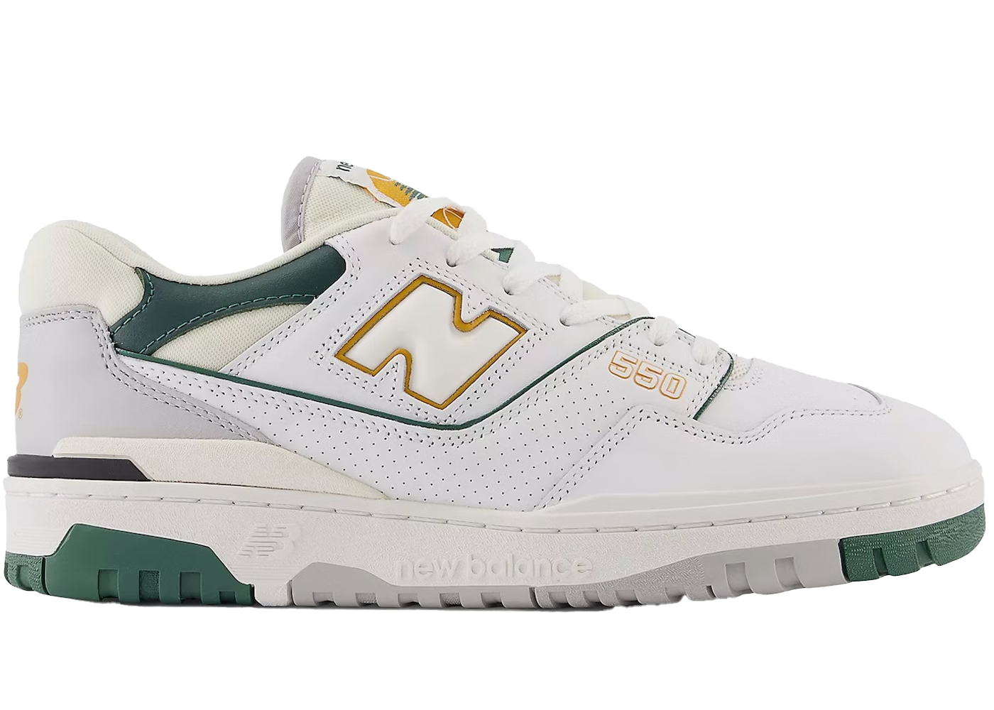 New Balance 550 White Nightwatch Green