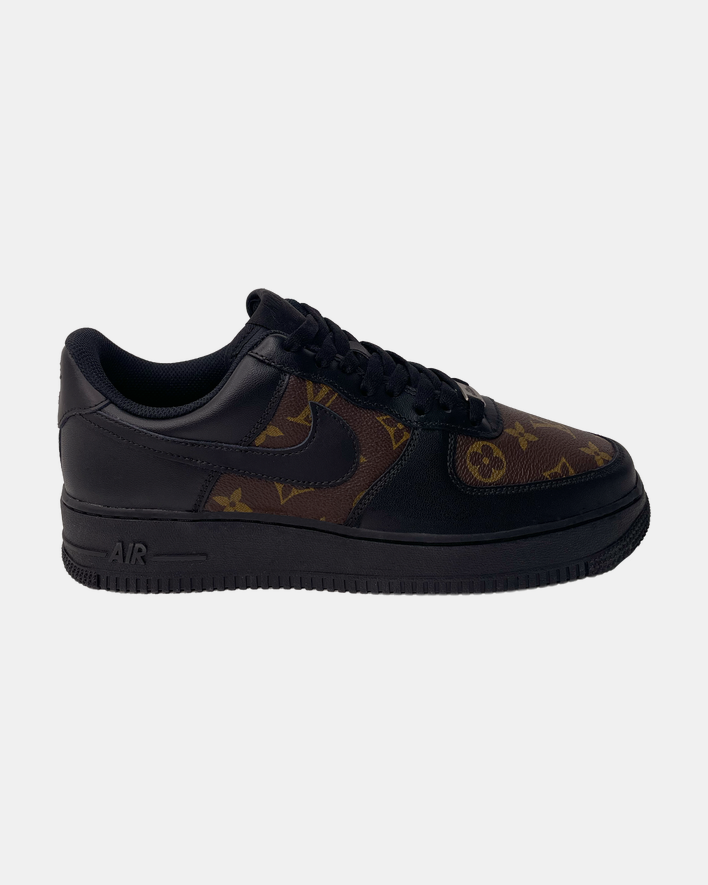 Nike Air Force 1 Louis Vuitton „Schwarz“ von Siji Studios