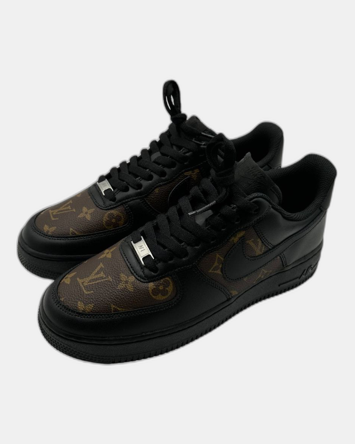 Nike Air Force 1 Louis Vuitton „Schwarz“ von Siji Studios