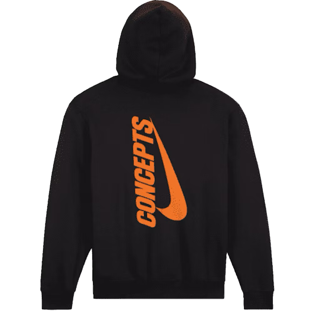 Nike SB x Concepts Hoodie Black Orange