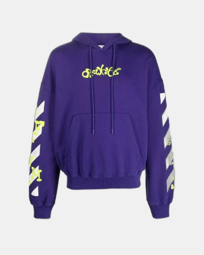 Off-White Hoodie Opposite Arrow Purple