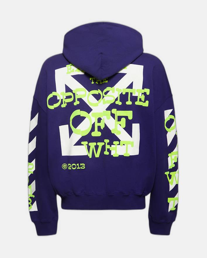 Off-White Hoodie Opposite Arrow Purple