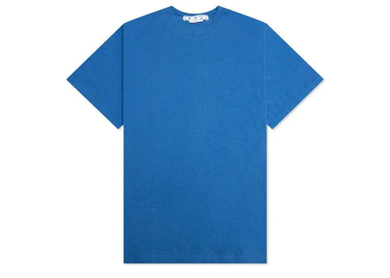 Off-White Diag Tab Slim Regular Tee Blue