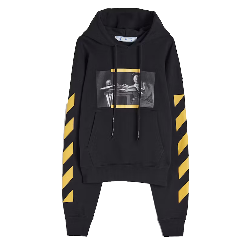 OFF-WHITE Caravaggio Painting Hoodie Black/Yellow