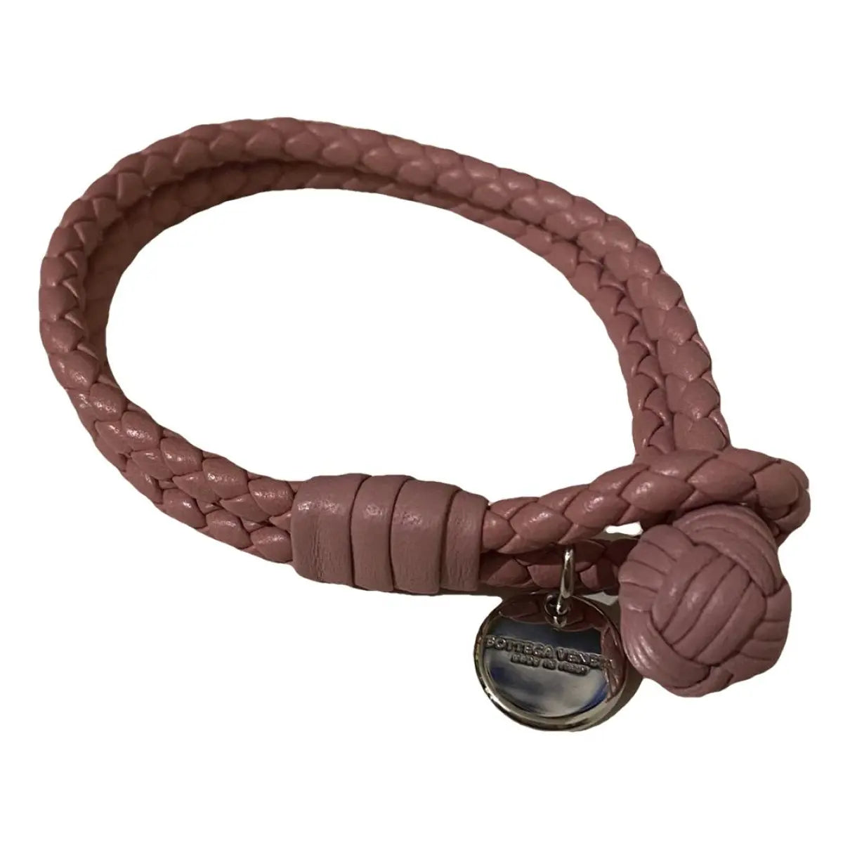 Bottega Veneta Intrecciato Leather Bracelet