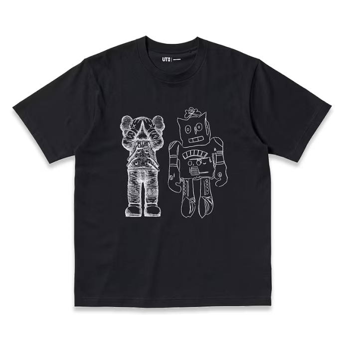 KAWS x Uniqlo Warhol UT Graphic T-shirt Black