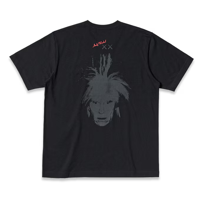 KAWS x Uniqlo Warhol UT Graphic T-shirt Black