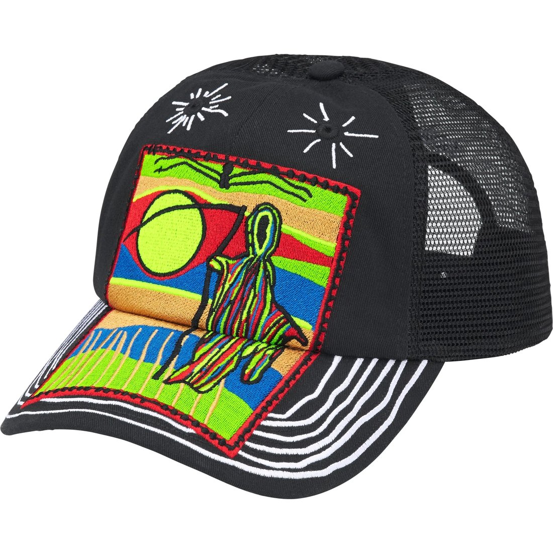 Supreme Reaper Mesh Back 6-Panel Schwarz